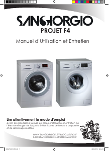 Mode d’emploi Sangiorgio F1014DI Lave-linge