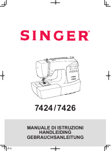 Manuale Singer 7424 Macchina per cucire