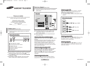 Manuál Samsung CW-29Z508T Televize