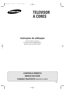 Manual Samsung CW21M63N Televisor