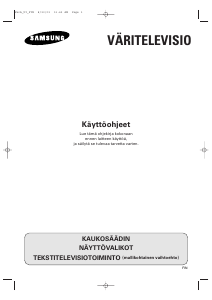 Käyttöohje Samsung CW21M63N Televisio