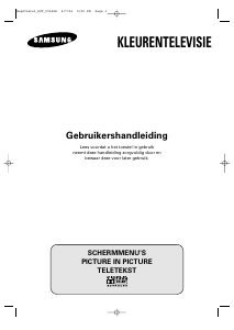 Handleiding Samsung CW29A116V Televisie