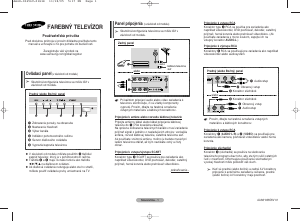 Návod Samsung CZ-21A083N Televízor