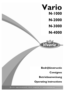 Bruksanvisning Vivaria Vario N-3000 Fontänpump
