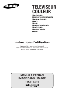 Mode d’emploi Samsung SP-43T8HC Téléviseur