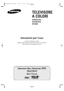 Manuale Samsung SP-43T8HE Televisore