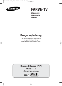 Brugsanvisning Samsung SP-43W6HE TV