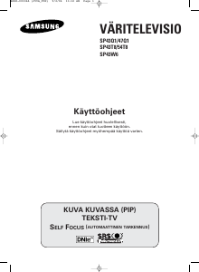 Käyttöohje Samsung SP-43W6HE Televisio