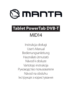 Návod Manta MID14 PowerTab Tablet