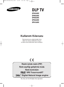 Kullanım kılavuzu Samsung SP-46L6HX Televizyon