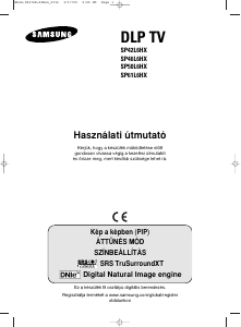 Használati útmutató Samsung SP-50L6HX Televízió