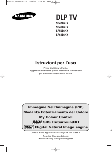 Manuale Samsung SP-50L6HX Televisore