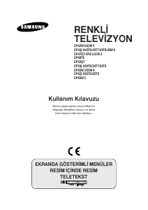 Kullanım kılavuzu Samsung SP-55W3HC Televizyon