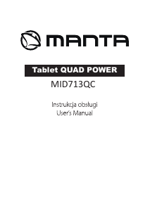 Handleiding Manta MID713QC Quad Power Tablet