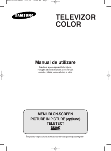Manual Samsung WS-32M206P Televizor