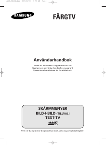 Bruksanvisning Samsung WS-32M206P TV