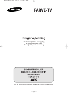 Brugsanvisning Samsung WS-32Z306T TV