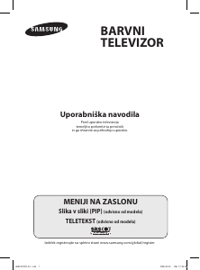 Priročnik Samsung WS-32Z308T Televizor