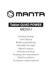 Bedienungsanleitung Manta MID1011 Quad Powe Tablet