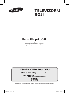 Priručnik Samsung WS-32Z318T Televizor