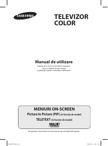 Manual Samsung WS-32Z409P Televizor