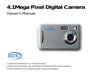 Manual Vivitar ViviCam 4090 Digital Camera