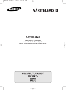 Käyttöohje Samsung WS32A116T Televisio