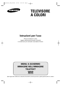 Manuale Samsung WS32A116V Televisore