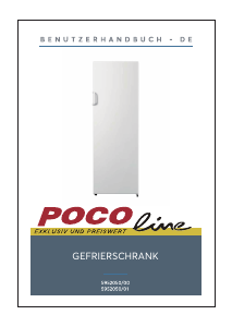 Manual POCO Line 5952050/01 Fridge-Freezer