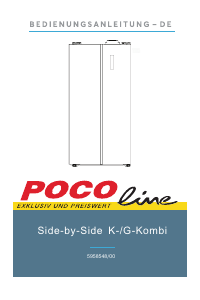 Bedienungsanleitung POCO Line 5958548/00 Kühl-gefrierkombination