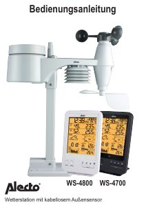 Bedienungsanleitung Alecto WS-4700 Wetterstation
