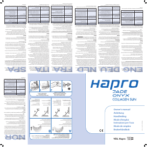 Manual de uso Hapro Onyx Solarium