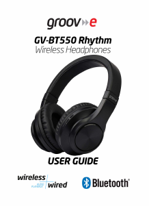 Manual Groov-e GV-BT550 Headphone