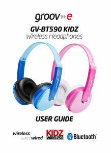 Manual Groov-e GV-BT590 Headphone