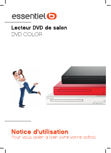 Mode d’emploi Essentiel B DVD Color Lecteur DVD