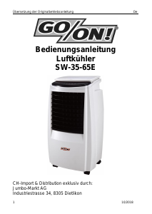 Mode d’emploi Go On! SW-35-65E Ventilateur