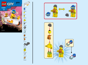 Bruksanvisning Lego set 60333 City Badstuntcykel