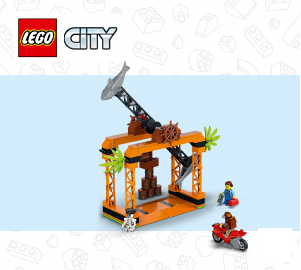 Manual de uso Lego set 60342 City Desafío Acrobático - Ataque del Tiburón