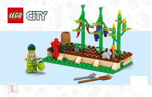Manual Lego set 60345 City Farmers market van
