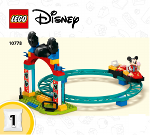 Bruksanvisning Lego set 10778 Disney Mikke, Minni og Langbein har det gøy på tivoli