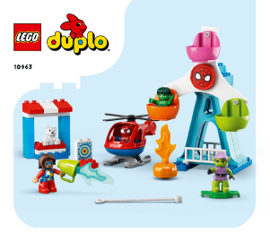 Manual de uso Lego set 10963 Duplo Spider-Man y sus Amigos - Aventura en la Feria