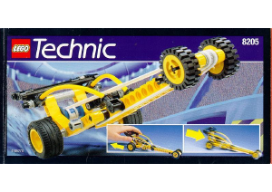 Handleiding Lego set 8205 Technic Dragracer