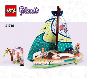 Mode d’emploi Lego set 41716 Friends L'aventure en mer de Stéphanie