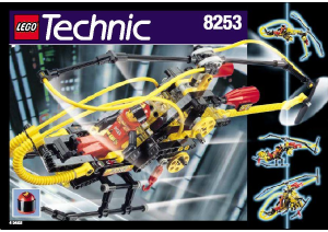Instrukcja Lego set 8253 Technic Śmigłowiec straży pożarnej