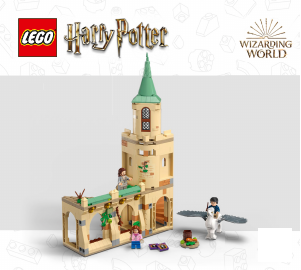 Mode d’emploi Lego set 76401 Harry Potter La cour de Poudlard  - le sauvetage de Sirius