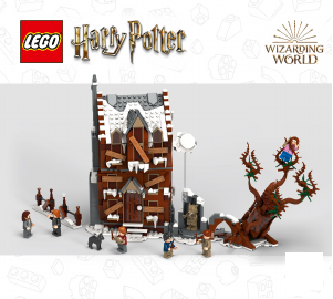Manual Lego set 76407 Harry Potter A Cabana dos Gritos e o Salgueiro Zurzidor