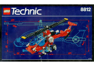 Priročnik Lego set 8812 Technic Helikopter