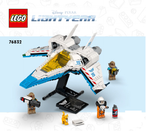 Manual Lego set 76832 Lightyear XL-15 spaceship