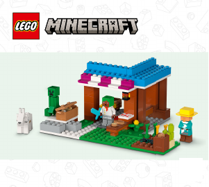 Handleiding Lego set 21184 Minecraft De bakkerij