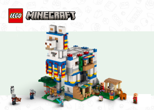 Handleiding Lego set 21188 Minecraft Het lamadorp